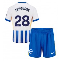 Maglie da calcio Brighton Evan Ferguson #28 Prima Maglia Bambino 2024-25 Manica Corta (+ Pantaloni corti)